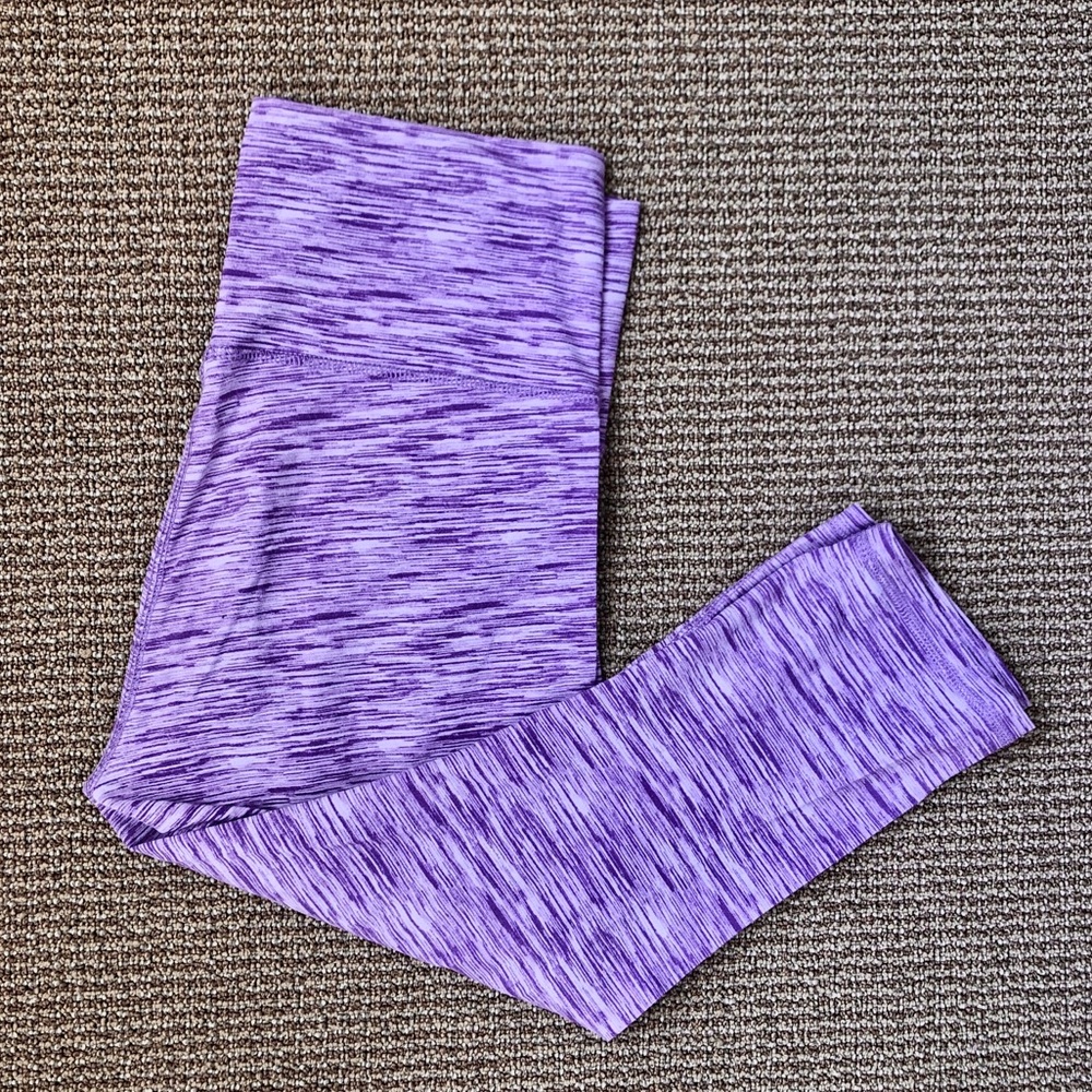 Purple Aerie Cropped Leggings